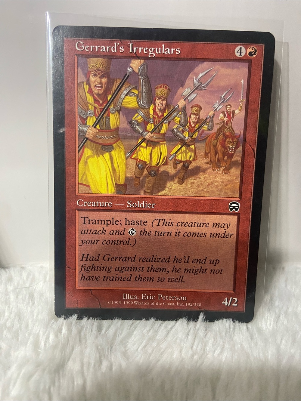 Gerrard's Irregulars Magic The Gathering Trading Card - Red